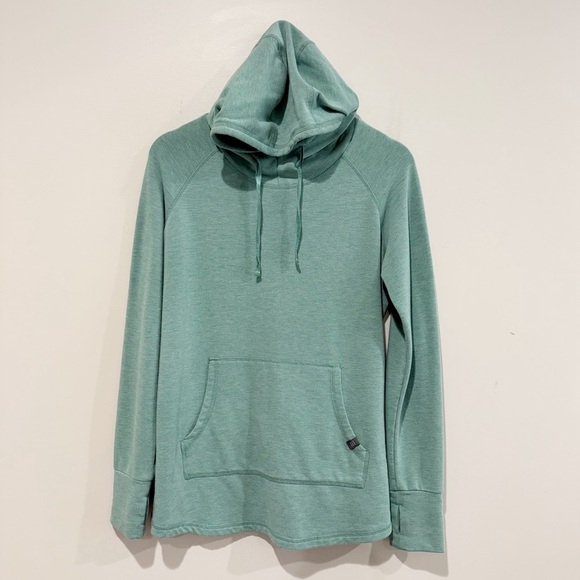 FREE FLY Women's Bamboo Lightweight Fleece Hoodie Comfort Athleisure Size Medium - Picture 8 of 8